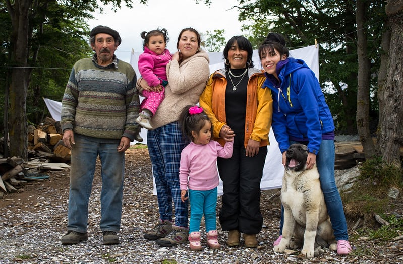 Participación de la comunidad, puerto natales Patagonia