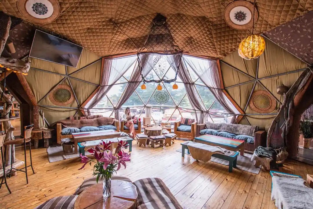 Bar Dome at EcoCamp Patagonia