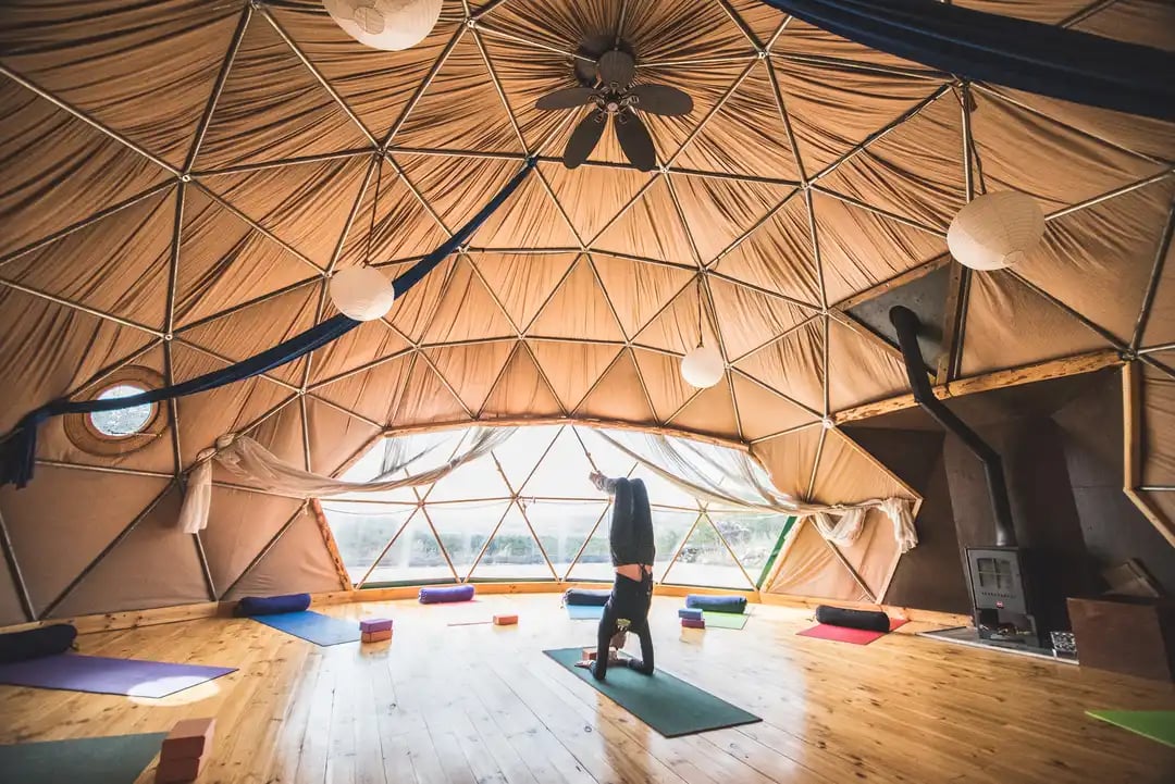 Yoga Dome at EcoCamp